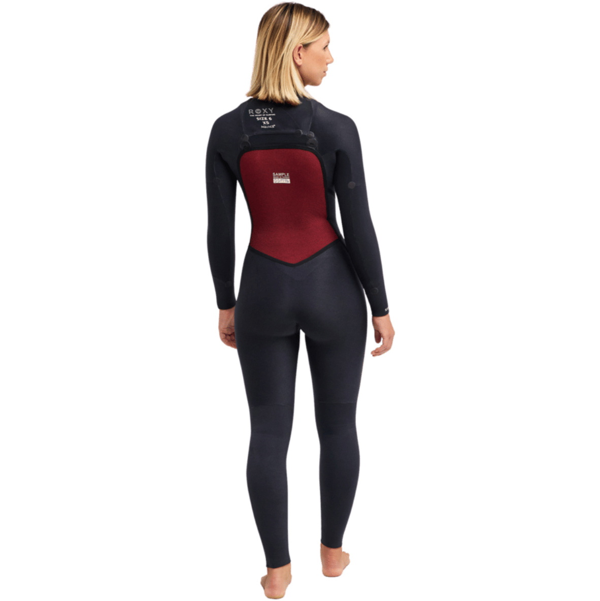 2026 Roxy Womens Swell Natural 5/4mm Chest Zip Wetsuit 26BW213510 - Hibiscus Real